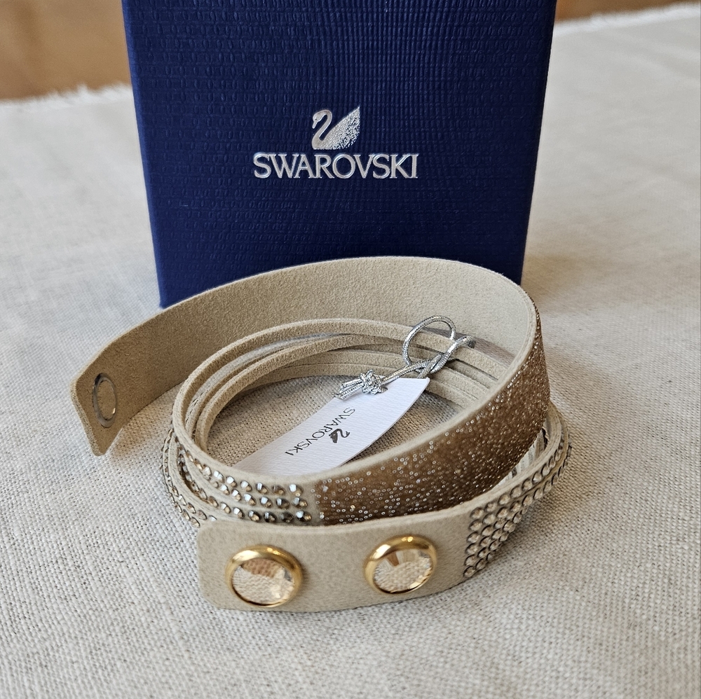 Swarovski Slake Wrap Crystal Bracelet